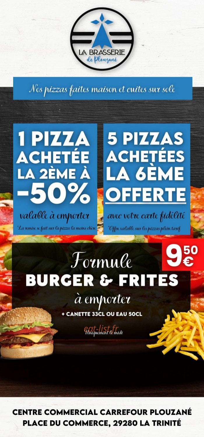 La Brasserie de Plouzané — carte page 1