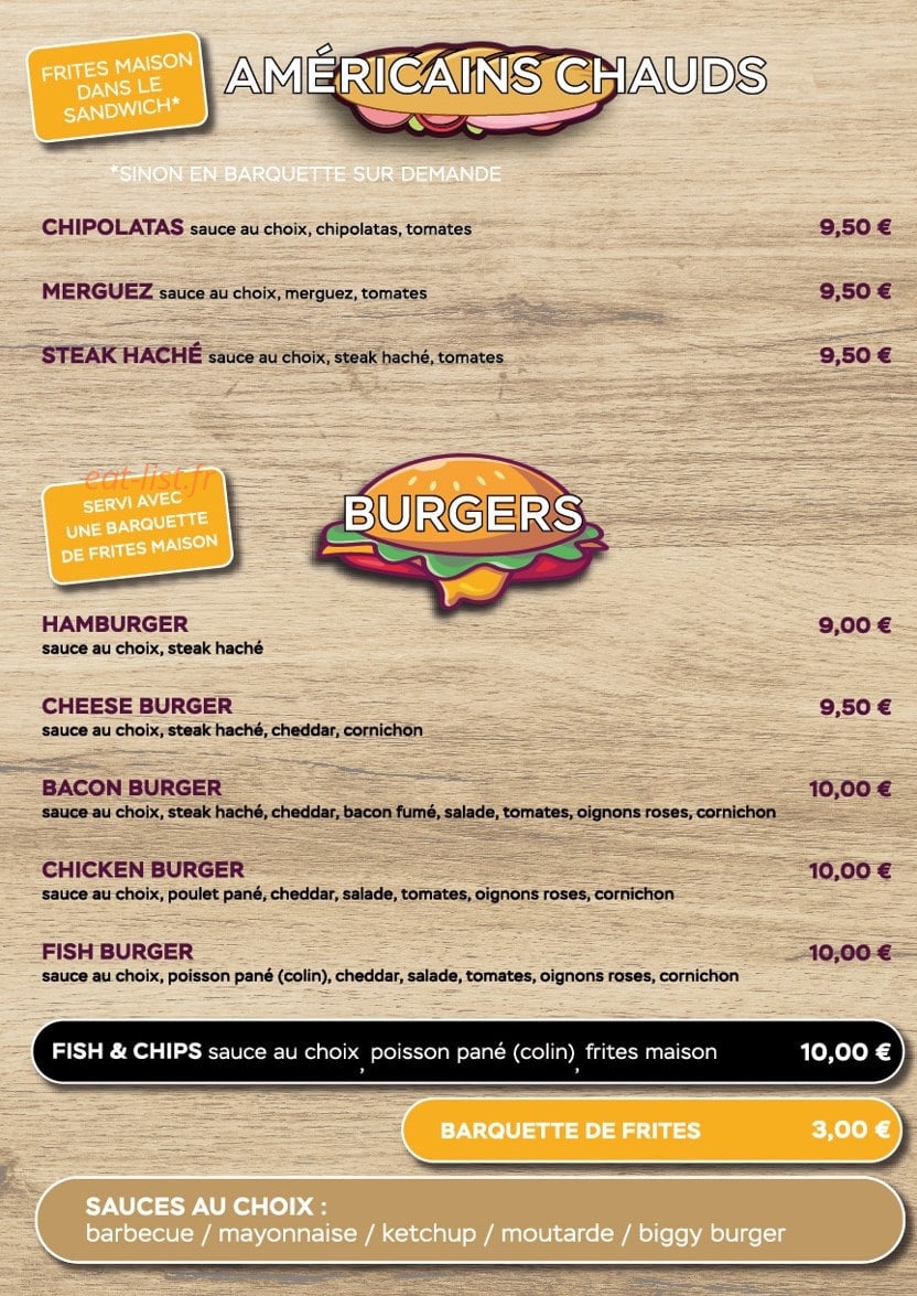 Le P'tit Meal — carte page 4