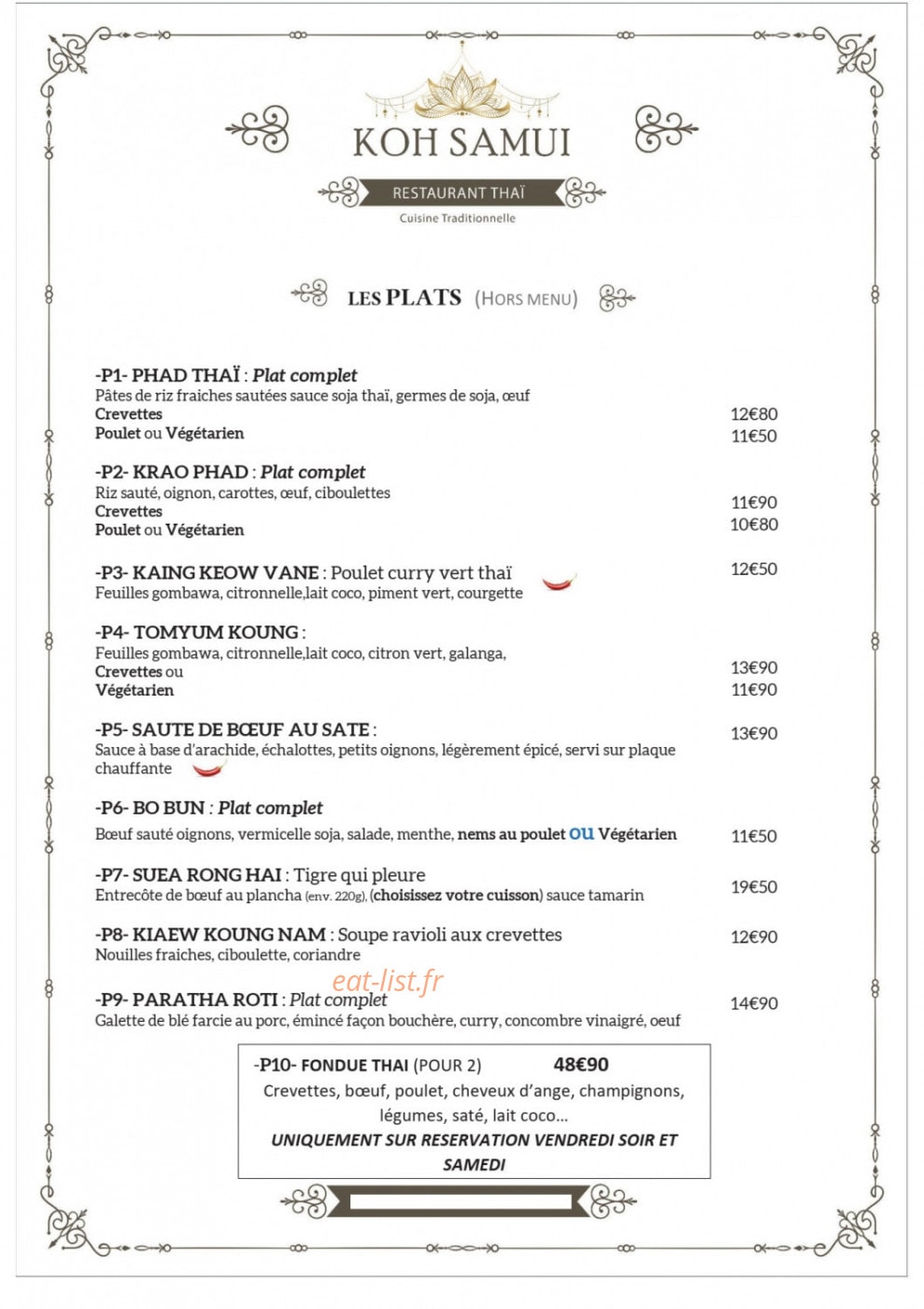 Koh Samui — carte page 3