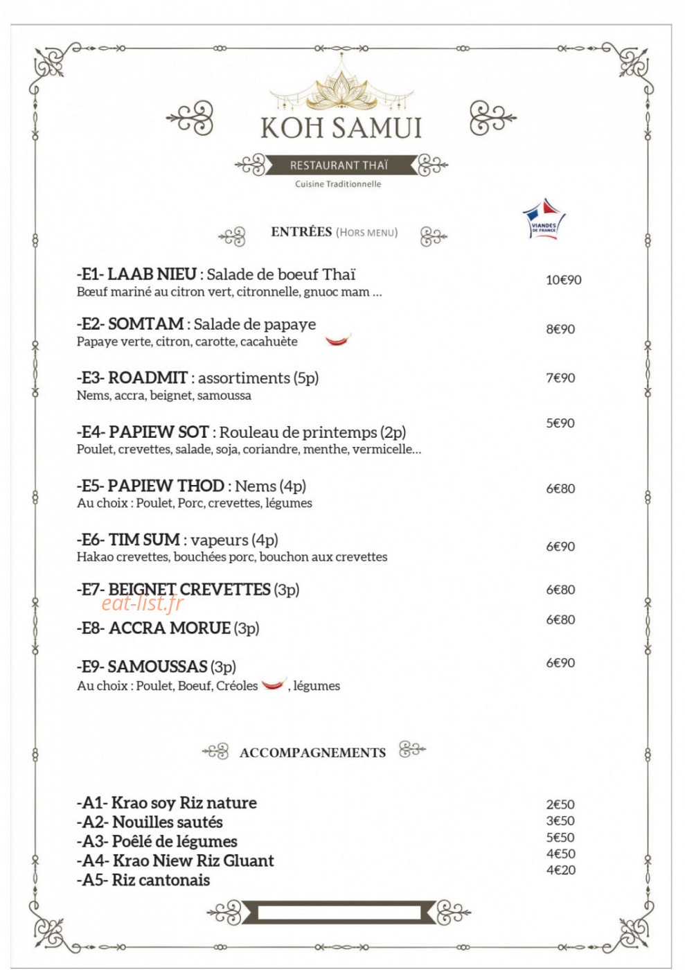 Koh Samui — carte page 2