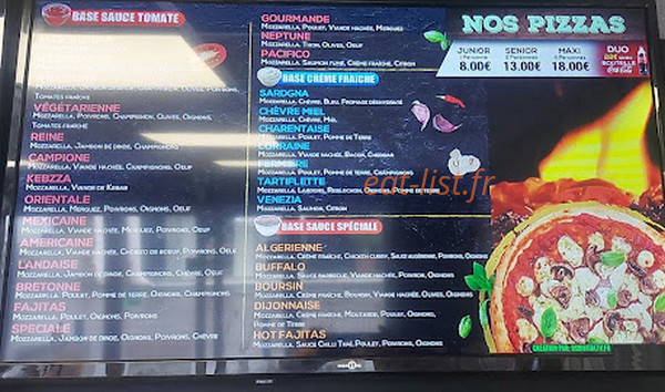 Burger City — carte page 4