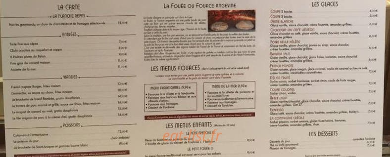 French Popote — carte page 2