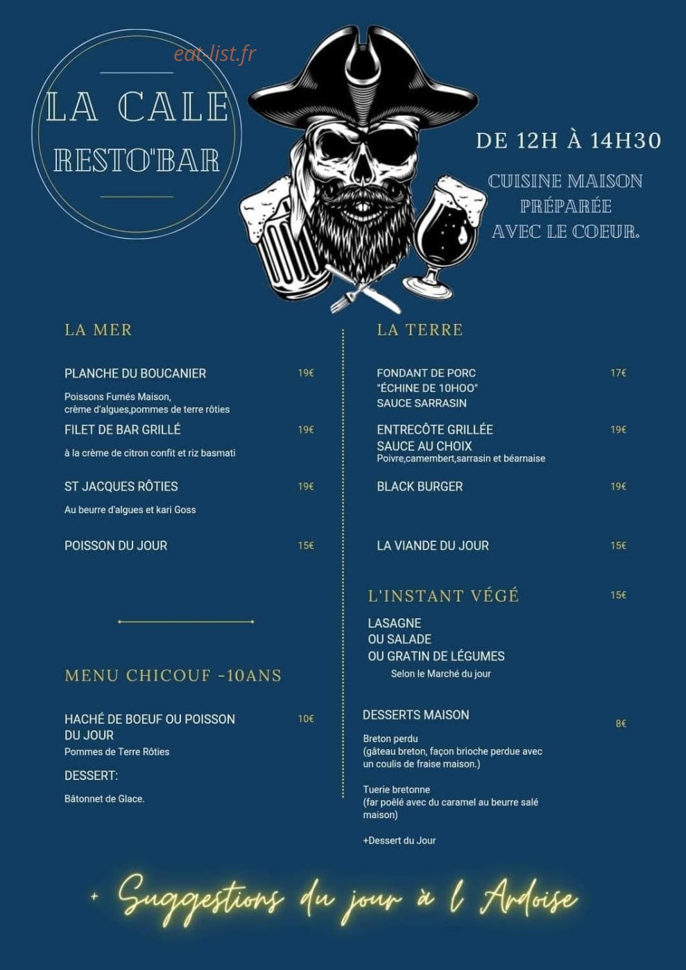 La Cale — carte page 1