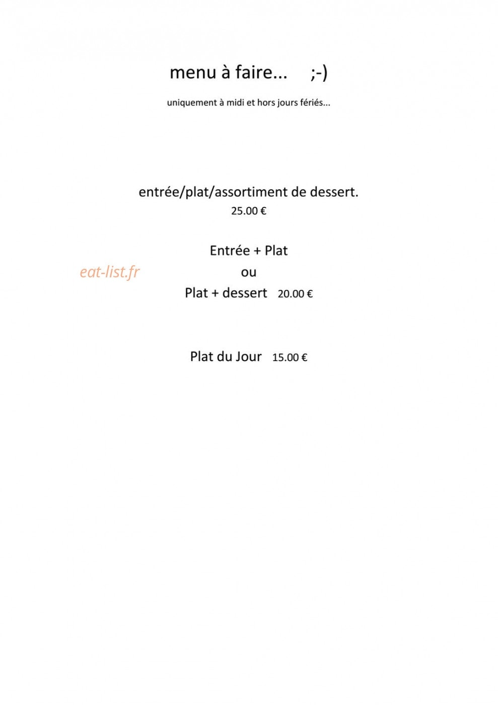 La cigale égarée — carte page 1