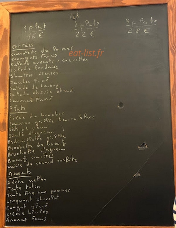 Le T-Bone — carte page 1