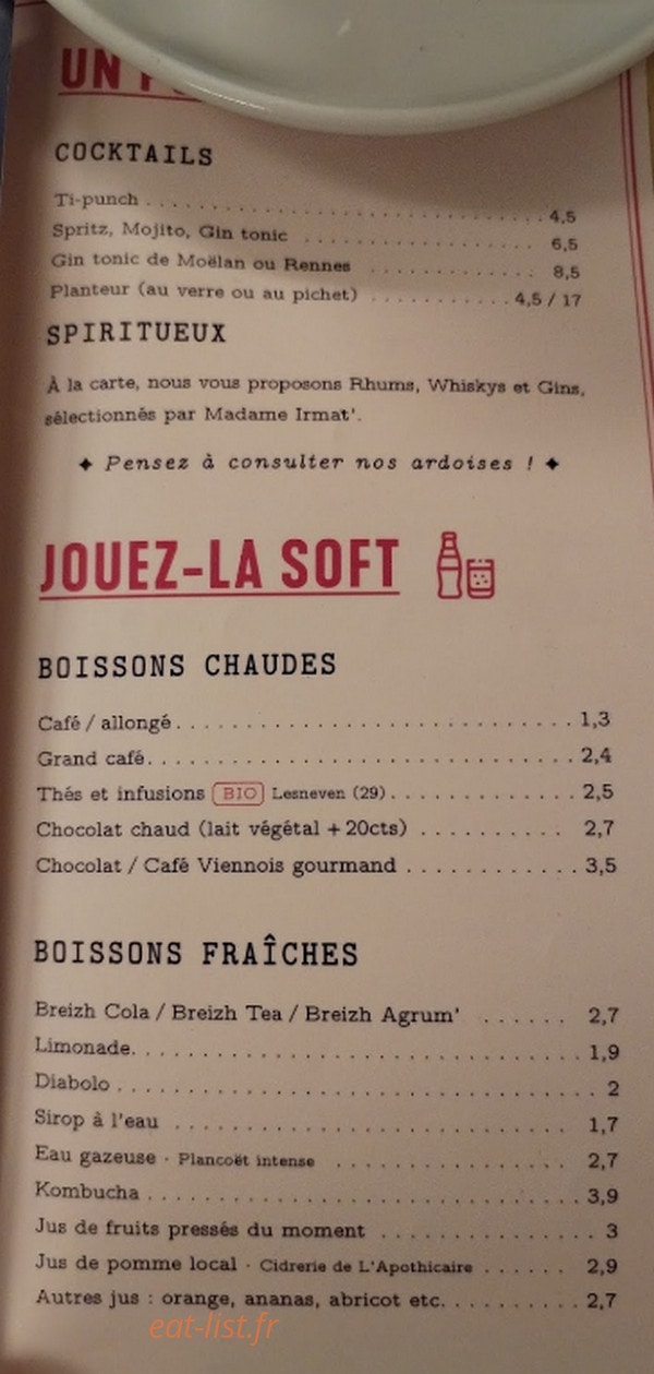 Le wagon-lit — carte page 3