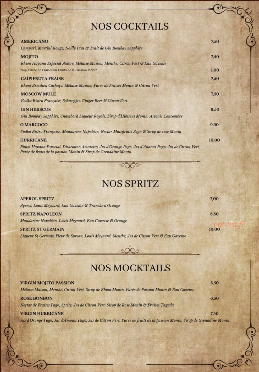 O'Marcoco — carte page 4