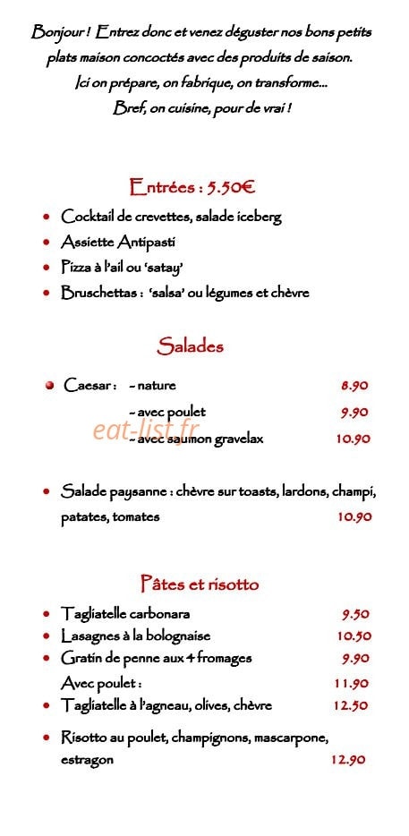 Pâte à Strophe — carte page 1