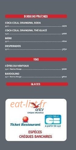 Bella Pizza — carte page 5