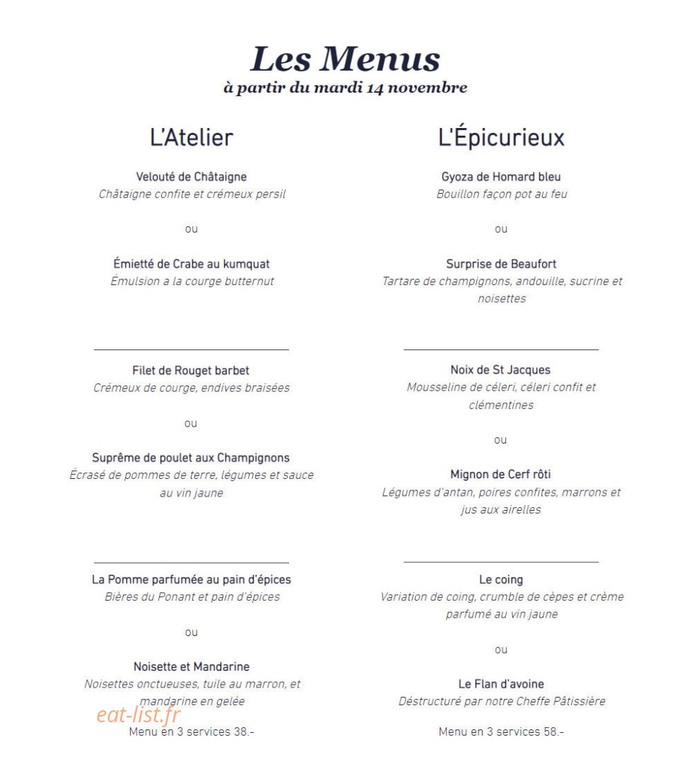 L'atelier Mélanie — carte page 2