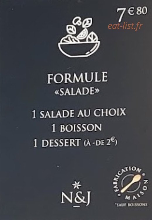 Chez Fernand — carte page 2