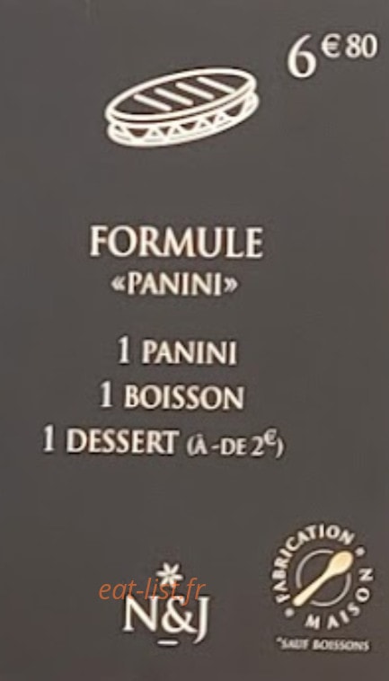 Chez Fernand — carte page 4