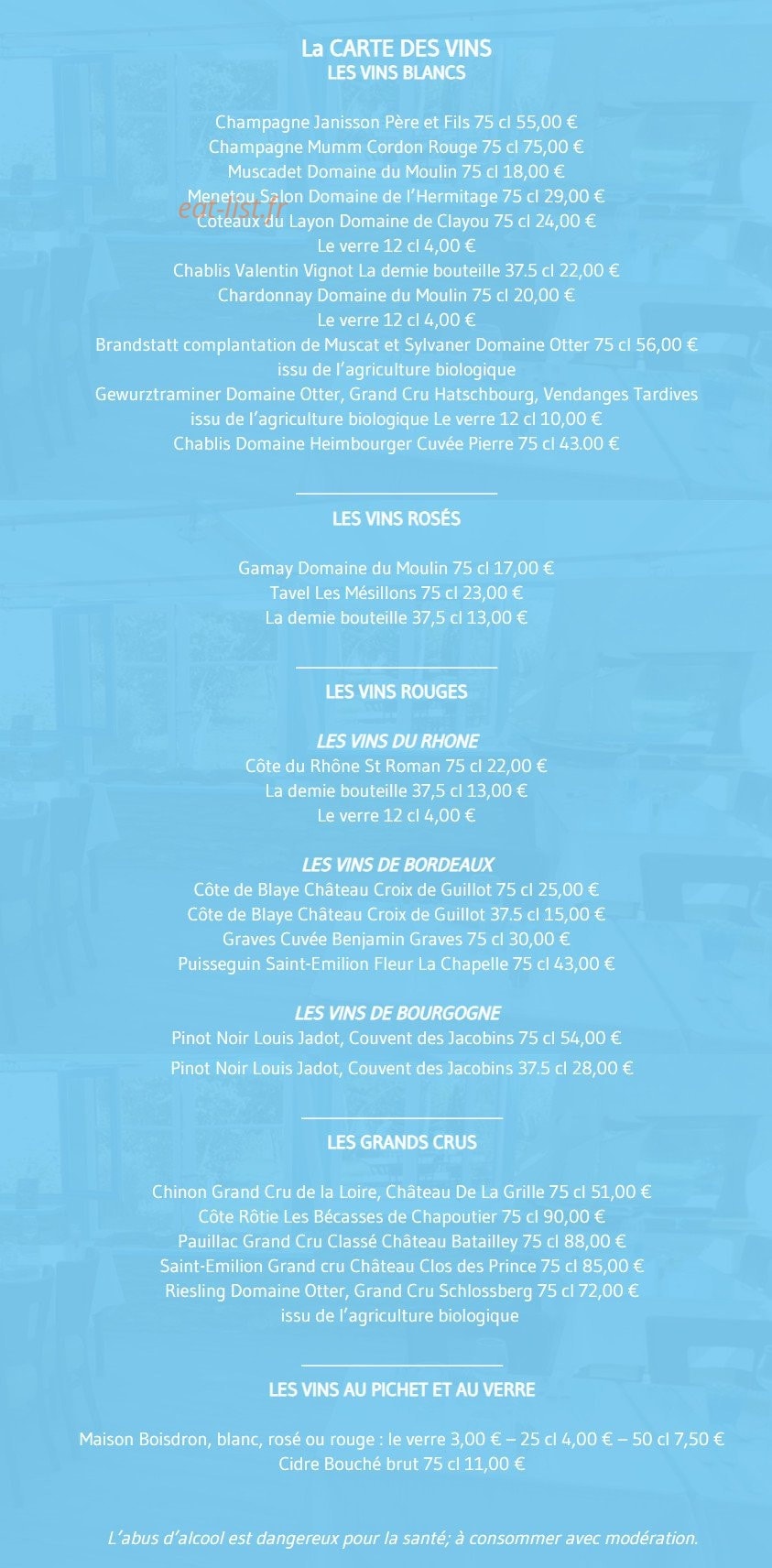 Les Saveurs du Puits — carte page 3