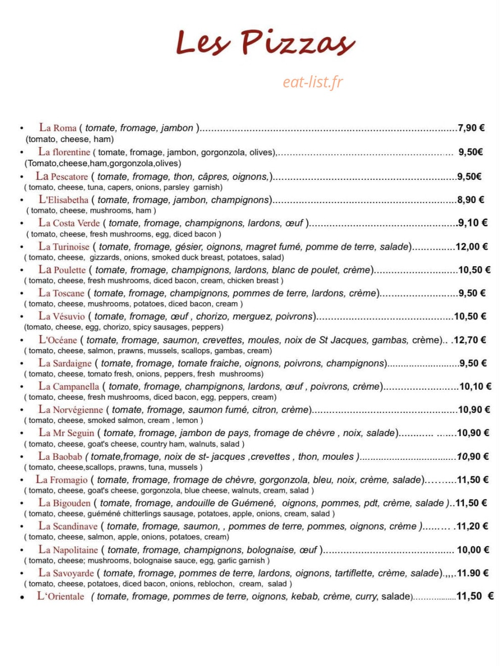 Le baobab — carte page 1