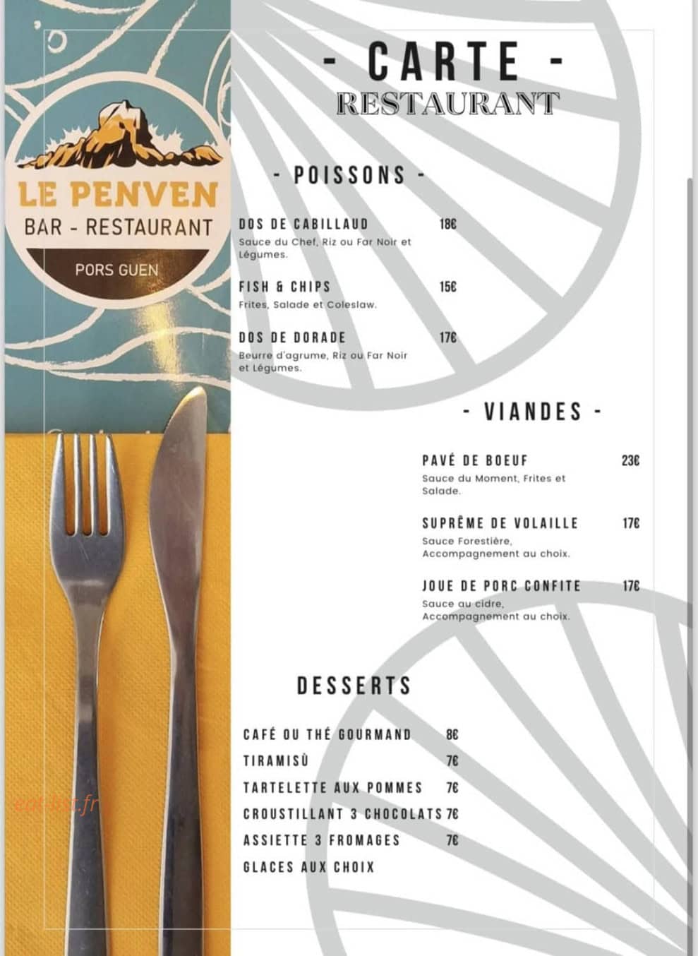 Le Penven — carte page 2