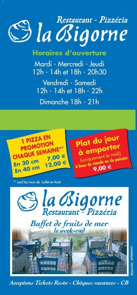 La Bigorne — carte page 15