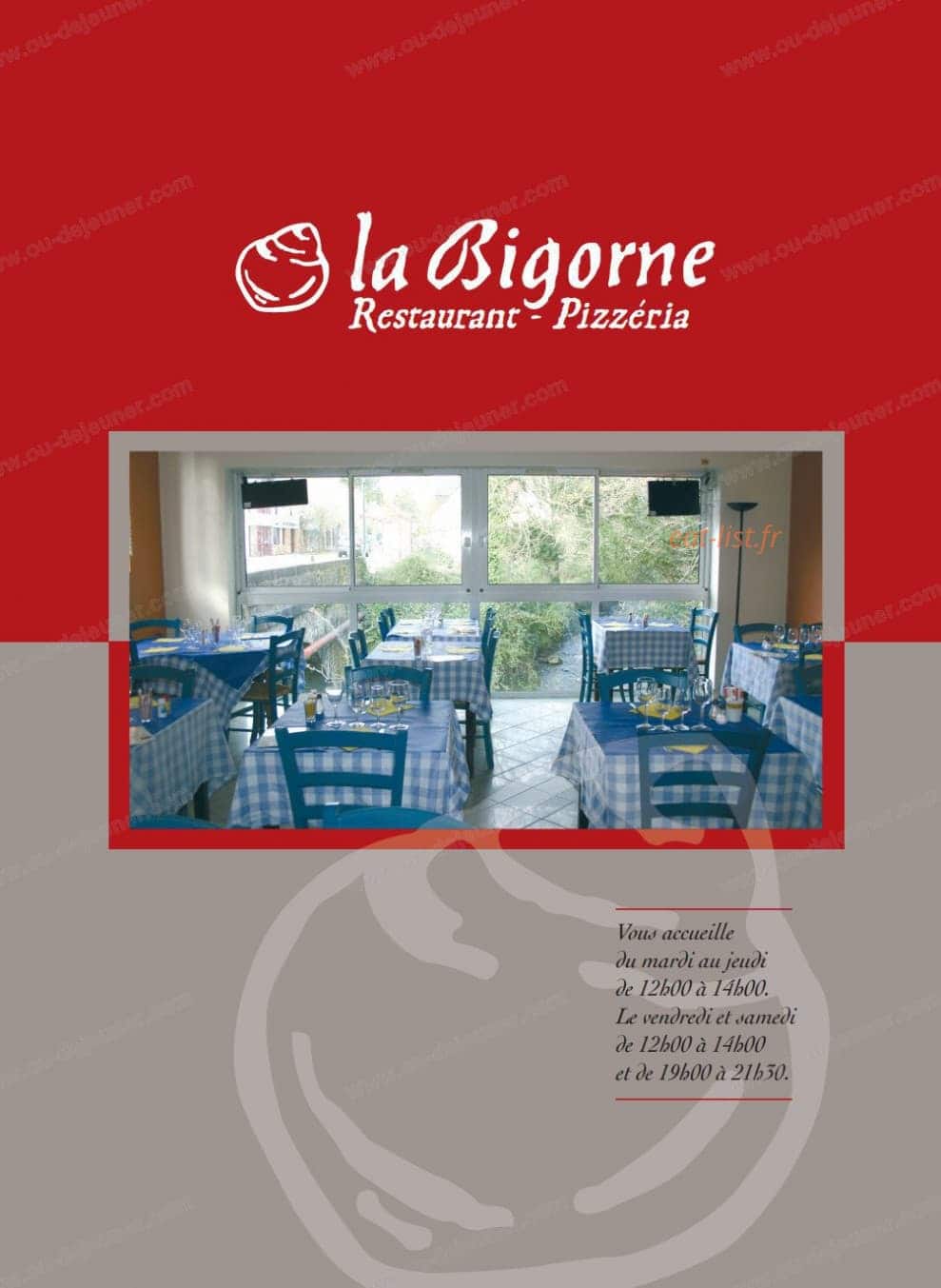 La Bigorne — carte page 1