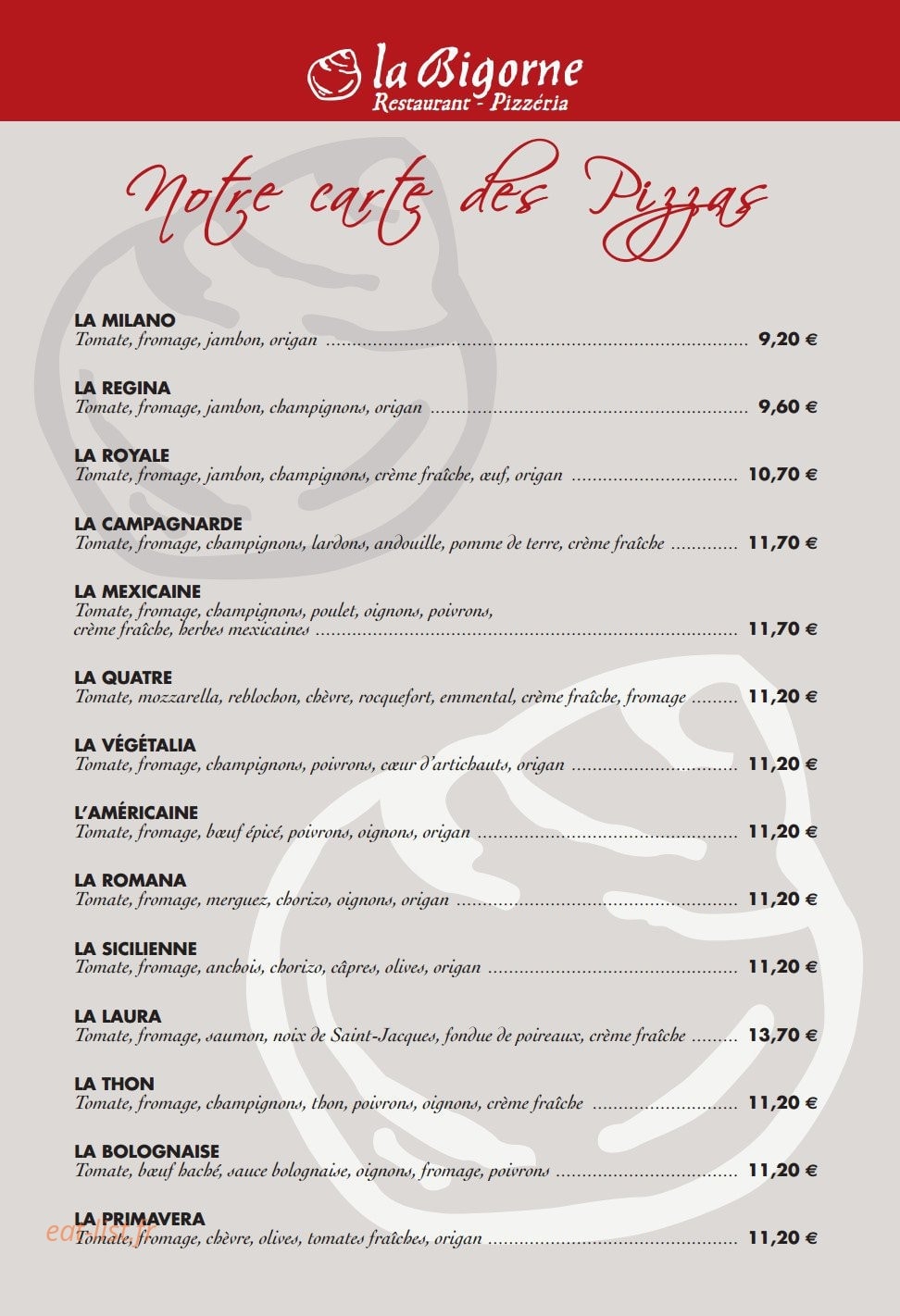 La Bigorne — carte page 6