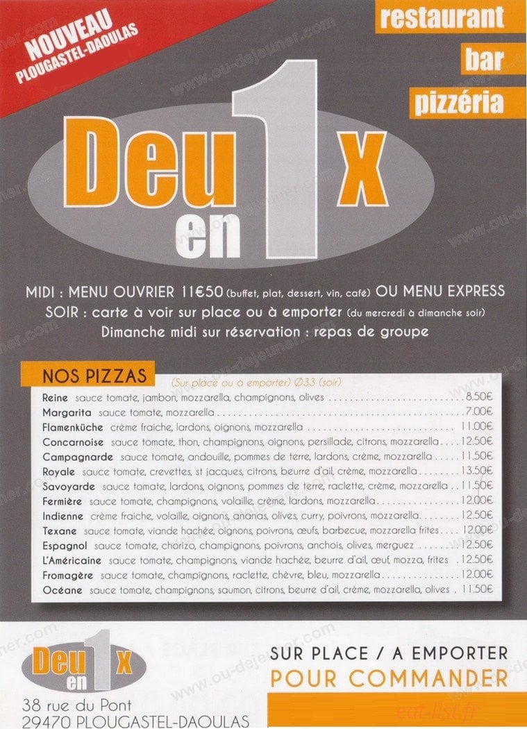 Deux en 1 — carte page 1