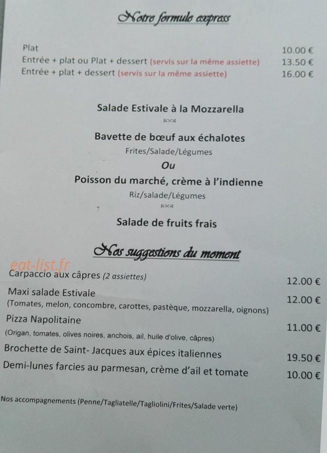 Il Gusto — carte page 1