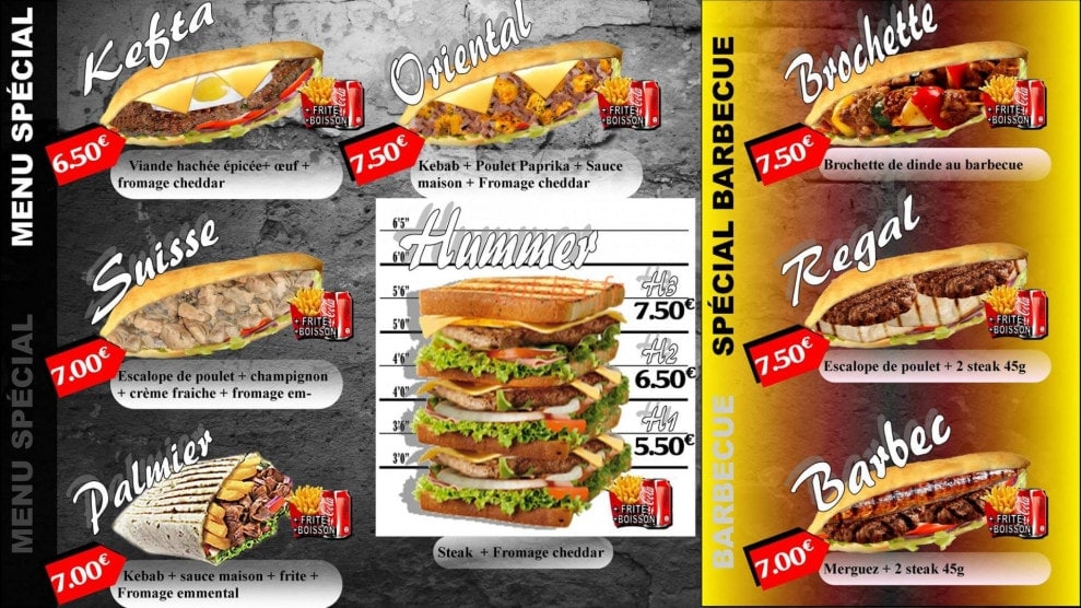 Le Palmier — carte page 3