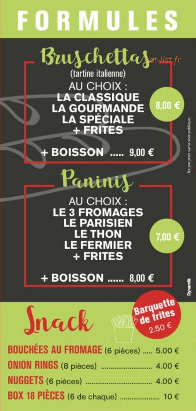 Pizza Al Dente — carte page 6