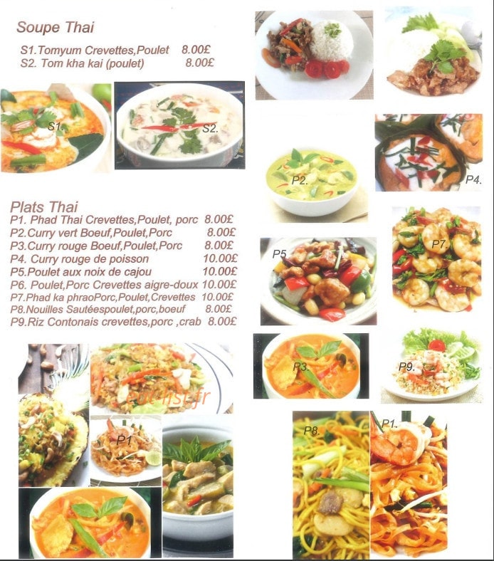 Thai Kitchen — carte page 2
