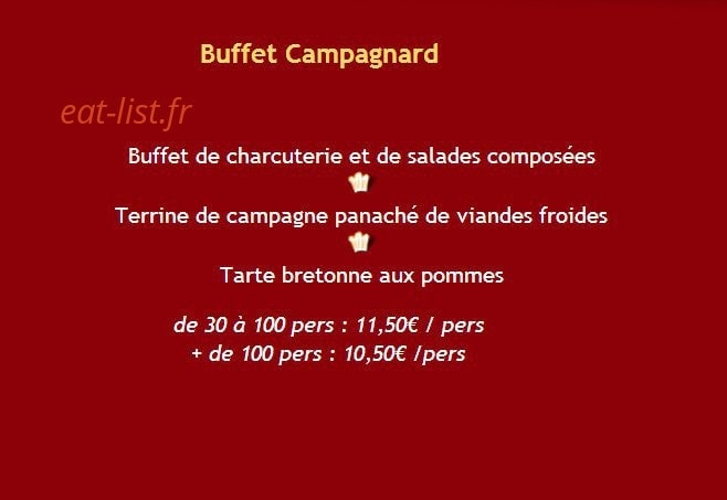Thierry Gastronomie — carte page 2