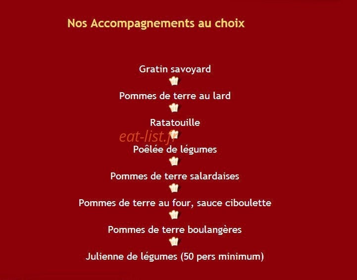 Thierry Gastronomie — carte page 4