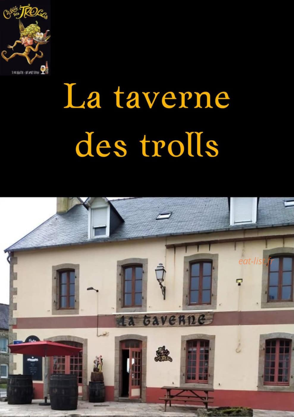 La Taverne Des Trolls — carte page 1