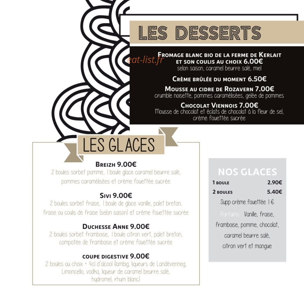 Awen Kafe — carte page 3