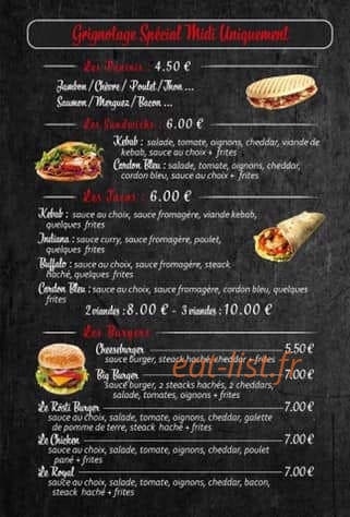 Pizza Pépé — carte page 5
