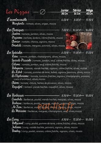 Pizza Pépé — carte page 2