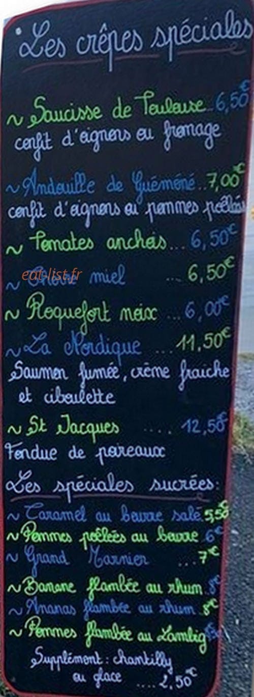AR cafe — carte page 3