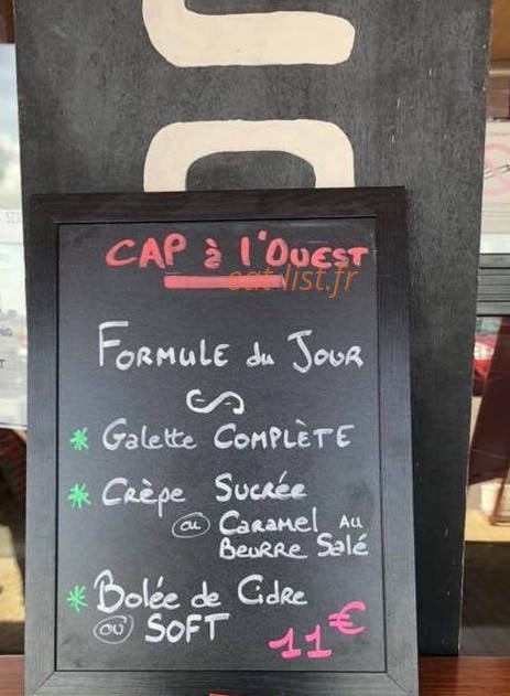 Cap à l'Ouest — carte page 1