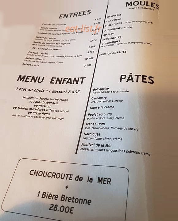 Le Captain — carte page 1