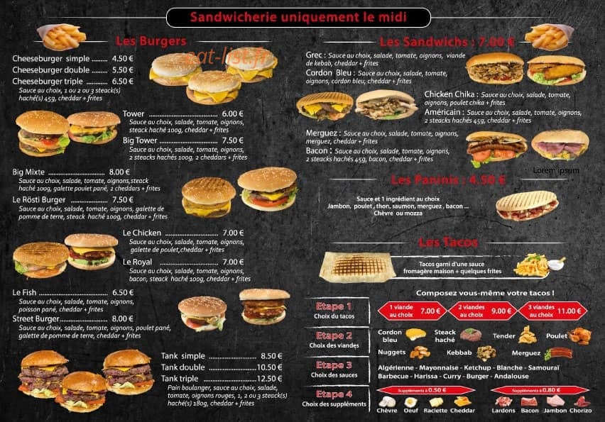 Pizza pépé — carte page 3
