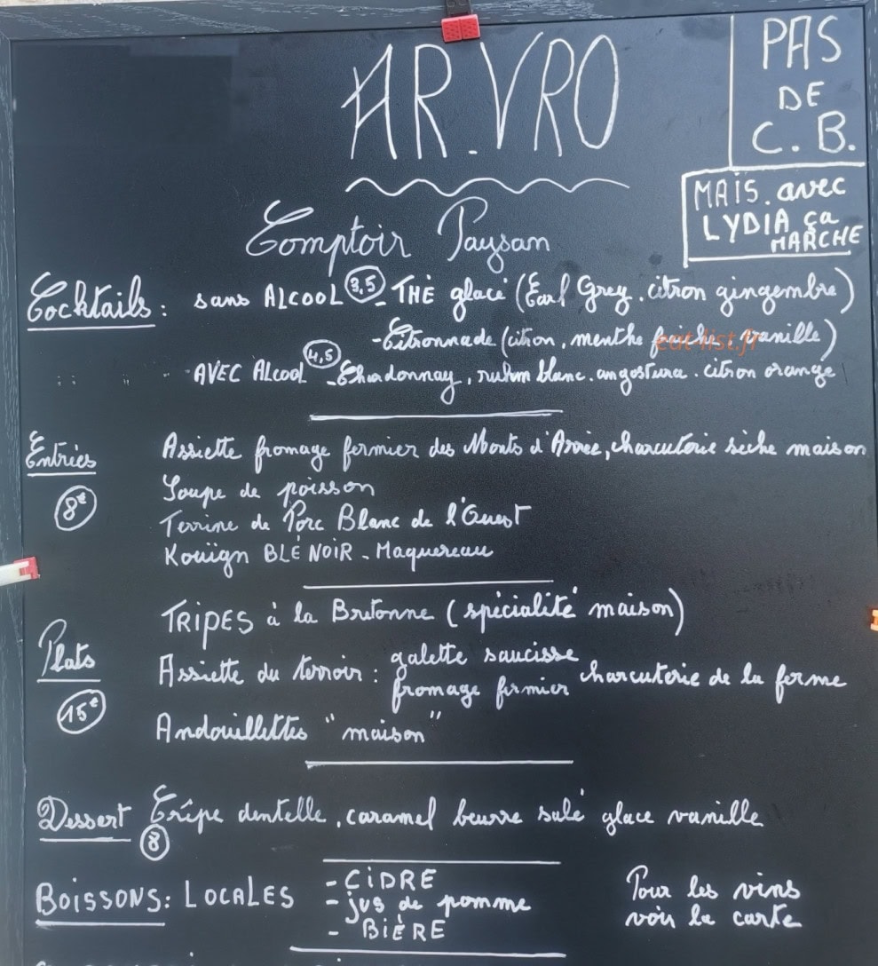Ar Vro — carte page 1