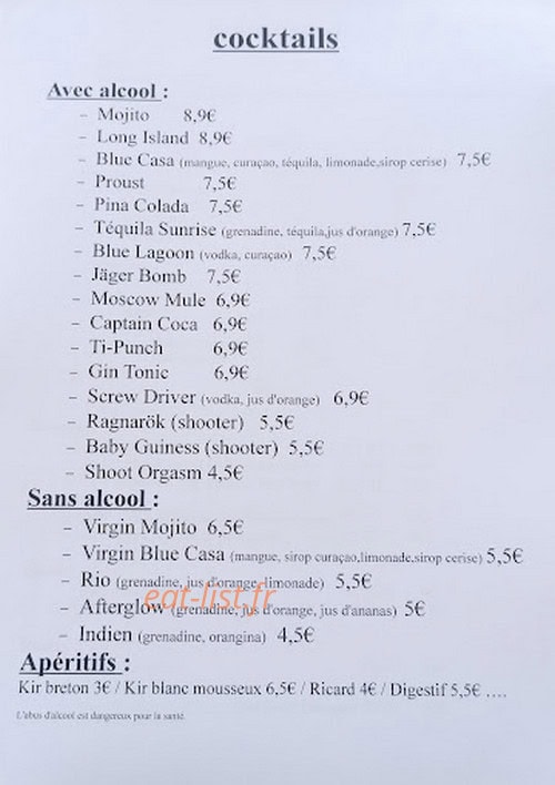 Casa Familia — carte page 2