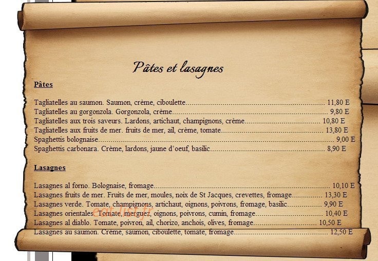 Casa Vecchia — carte page 2