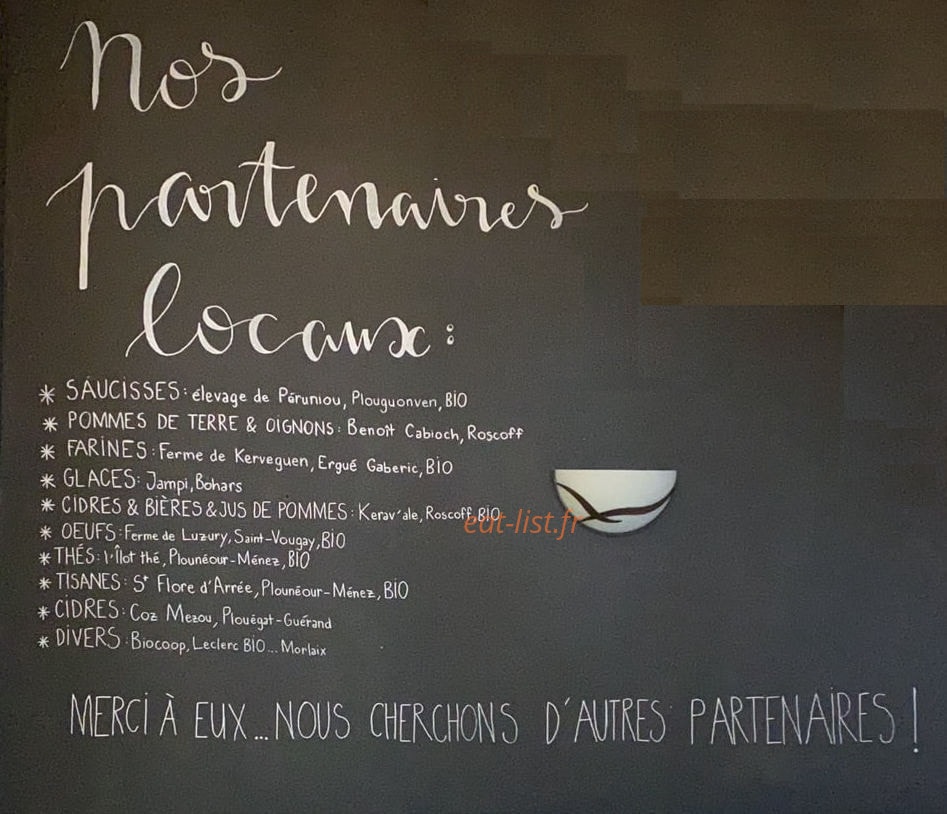 Crêperie Ty Bihan — carte page 1