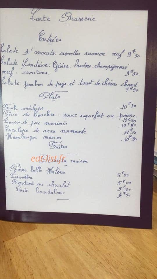 L'Agora Café — carte page 1