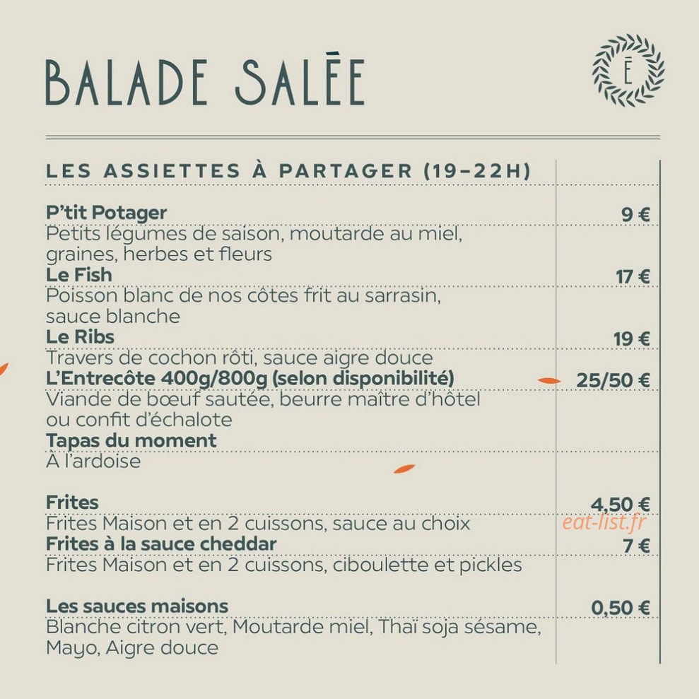 L’échappée — carte page 1