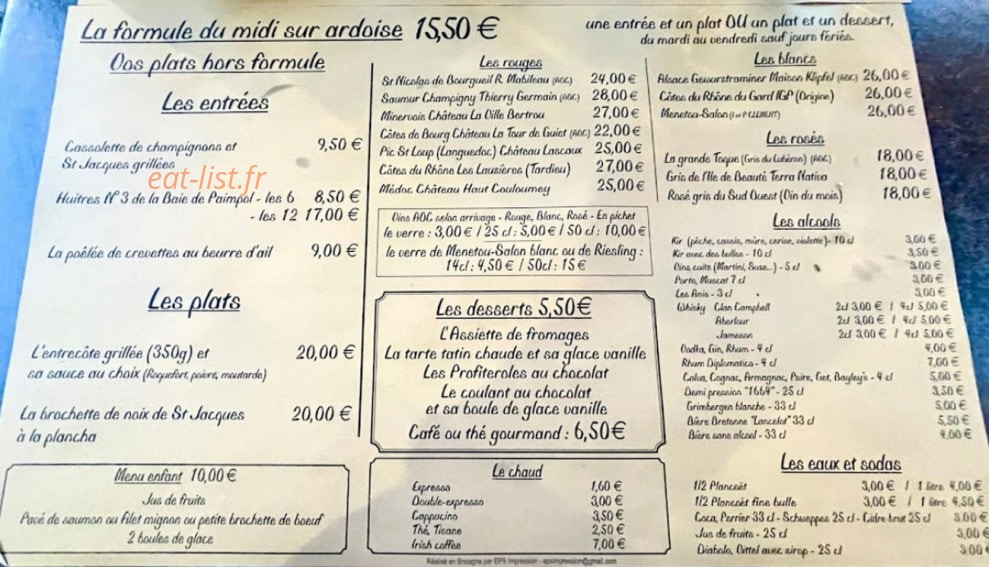 L'Embellie — carte page 1