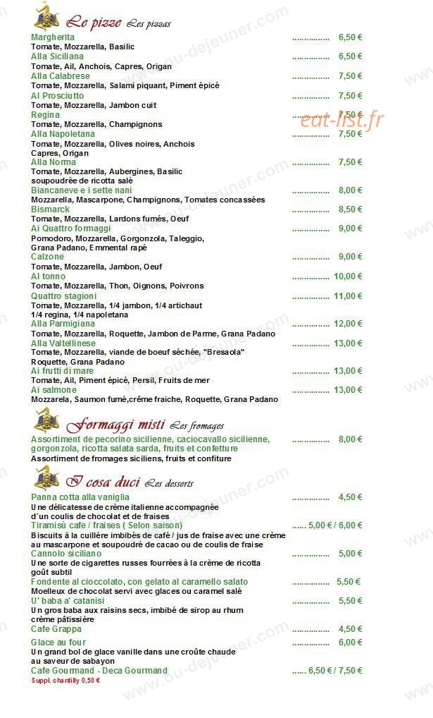 L' Opera e pupi — carte page 3