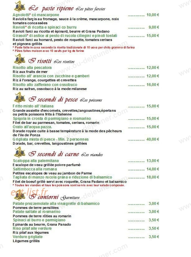 L' Opera e pupi — carte page 2