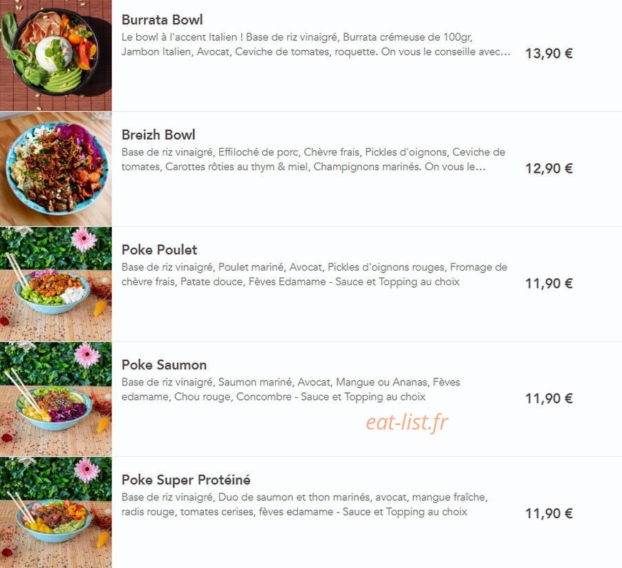 La poke — carte page 3