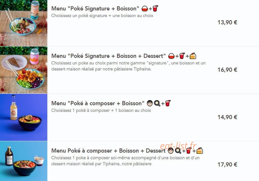 La poke — carte page 1