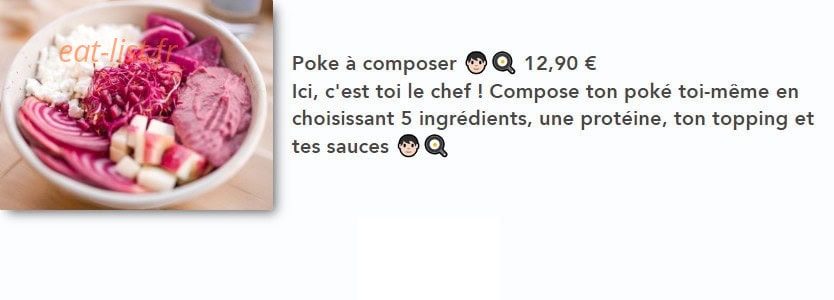 La poke — carte page 2