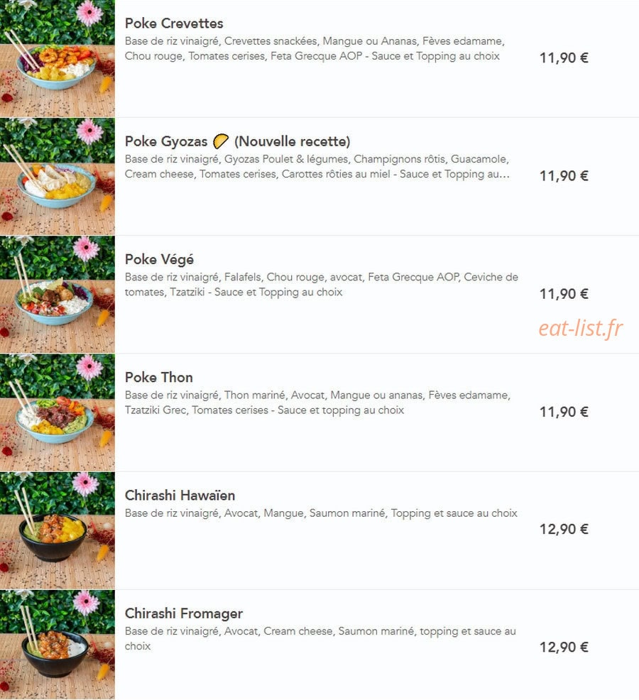 La poke — carte page 4
